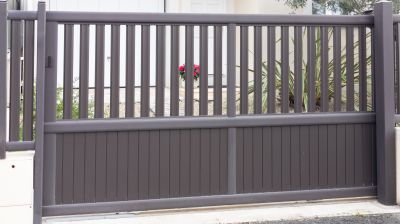 Completed Driveway Gate Installation