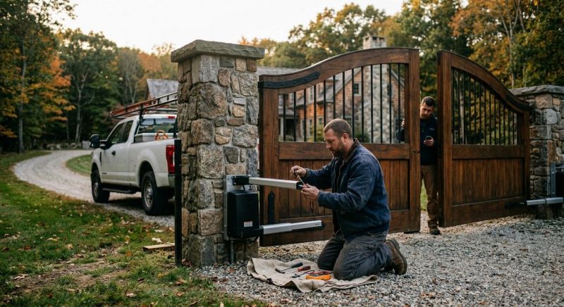 Driveway Gate Installation
